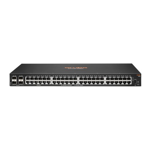 Hewlett Packard Enterprise Aruba 6100 48G 4SFP+ Gestito L3 Gigabit Ethernet (10/100/1000) 1U Nero - Immagine 1