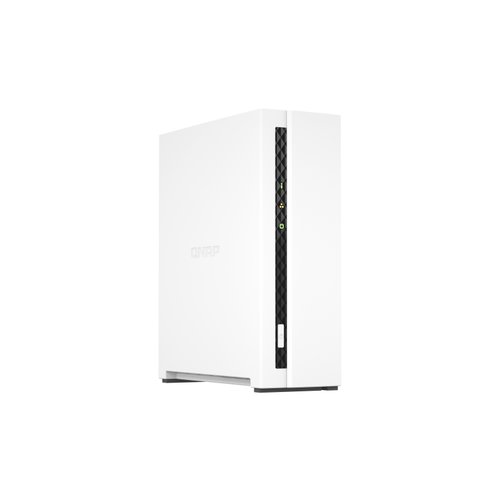 Qnap TS-133 Server Nas e di Archiviazione Server di Archiviazione Tower Collegamento Ethernet LAN Bianco - Immagine 1