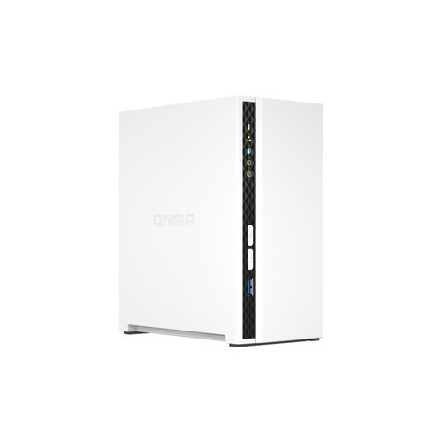Qnap TS-233 Sistema Barebone Per Server Mini Tower Bianco - Immagine 1