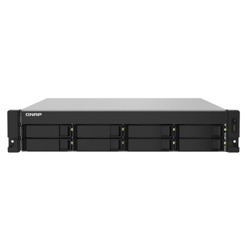 QNAP Nas Rack 2U Qnap TS-832PXU-4G 8HD 3,5"/2,5"SATA6 6GB/S Nohd 2P 10GBE Sfp+ 2P 2.5GBE 4P USB3.0 4GB RAM DDR4 AL324 4CORE 1X250W - Immagine 1
