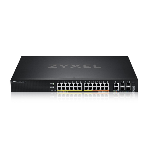 Switch Zyxel XGS2220-30HP 24P Gigabit Poe +2P 10GB Multigigabit Poe (max 400W)+4P 10GB Sfp+, Rack Managed Layer 3 Lite Stackable