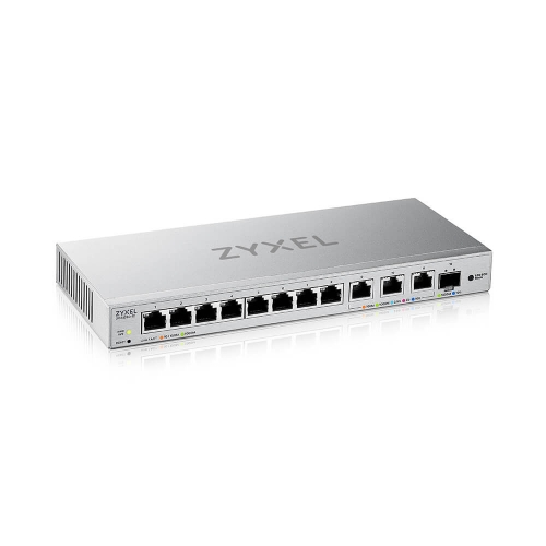 Switch Smart Managed, 8 Porte Gigabit, 3 Porte 10MGbE, 1 Porte Sfp+ 10GbE, - Easy Management Per Vlan, Qos - Fanless - Immagine 1