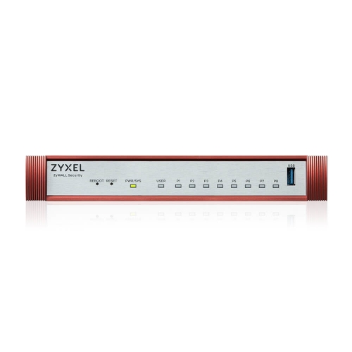 Firewall Zxyel Usgflex Security Gateway 100H Vpn: 50IPSec/L2TP, 25 Ssl Wan, 8xLAN, Desktop Fanless, Fino a 25 Utenti - Immagine 1