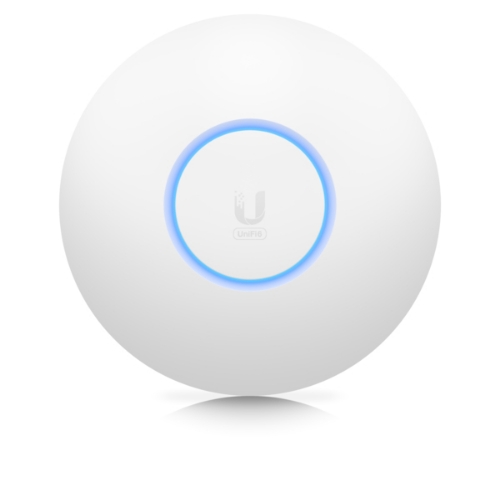 Wireless Access Point Ubiquiti Unifi U6-Enterprise 2.4/5/6 GHZ 4X4 Mimo 2.5GbE Uplink, 600+ Devices - Immagine 1