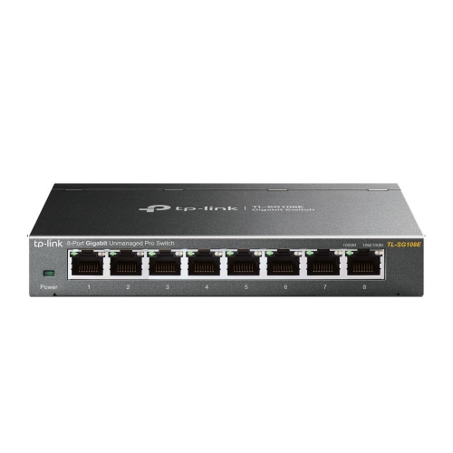 Switch Tp-link TL-SG108E 8P LAN Easy Smart Gigabit 10/100/1000Mbps RJ45 Igmp Snooping,mtu/port/tag-based Vlan Qos - Immagine 1