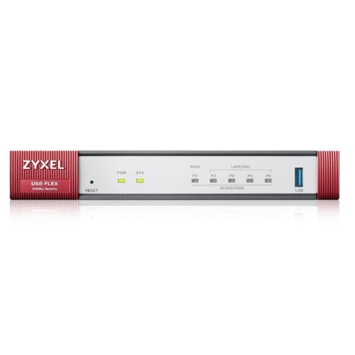 Firewall Zyxel Usgflex Sec Gateway 50HP Wan/lan 1xGbE POE 30W 4xGbE Vpn: 20 Ipsec, 15 Ssl Incl Entry Defens Pack, Cons x 10 Uten - Immagine 1