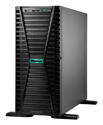Server Tower Hpe ML110 Gen11 Xeon-b 3508U 8C 2.1GHz 32GB RAM 8x2.5 Sff 2x480GB SSD Vroc Nodvd 2LAN 2x1000W 3Y Nbd Smartch. - Immagine 1