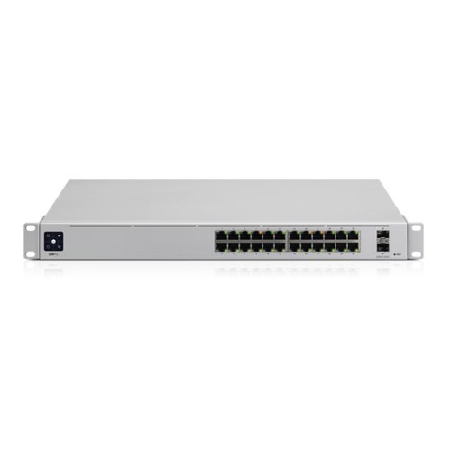 Ubiquiti Switch USW-PRO-24-POE-EU 24 Porte LAN Gigabit di Cui 16 Porte POE Budget 400W + 2 Porte 1/10G Sfp+ L3 - Immagine 1