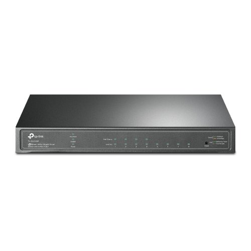 Tp-link TL-SG2008P Switch di Rete Gestito Gigabit Ethernet (10/100/1000) Supporto Power Over Ethernet (poe) Nero - Immagine 1