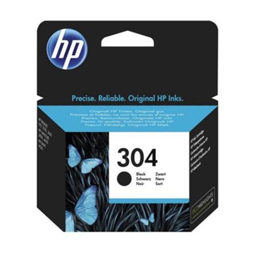 hp 304 Black Original Standard Capacity Ink Cartridge 4ml 120pagine Nero - Immagine 1