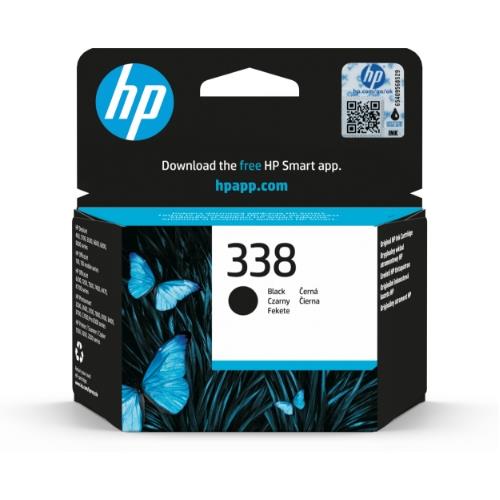Ink hp C8765EE N.338 Nero 11ML x DJ-460 DJ-5740 DJ-6540 DJ-6620 OJ-6215 PSC-1510 PSC-1610 PSC-2355 PS-8150 PS-8450 PS-8750 C3180 - Immagine 1