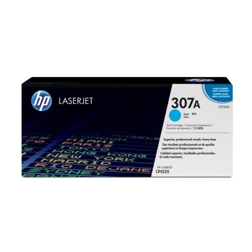 Toner hp CE741A Ciano 7.300PP x Laserjet CP5225 CP5225N CP5225DN - Immagine 1