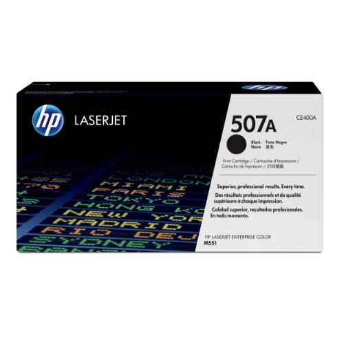 Toner hp CE400A 507A Nero 5.500PP x M551N M551DN M570 - Immagine 1