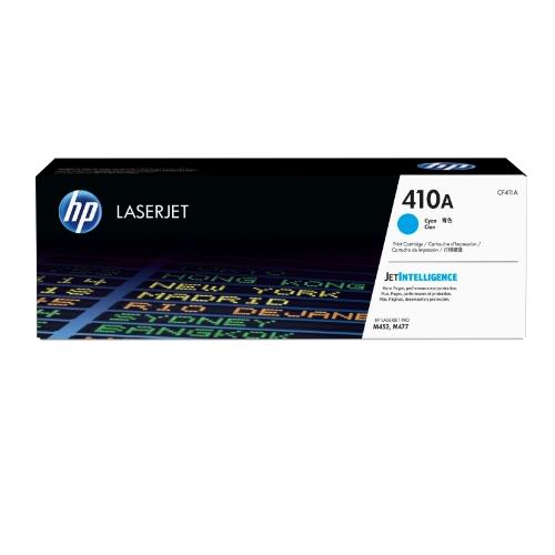 Toner hp CF411A n. 410A Ciano 2.300PP x Laserjet M452 M477 - Immagine 1