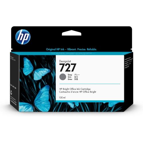 Ink hp B3P24A n. 727 Grigio x hp Designjet T1500, T1530, T2500, T2530, T920, T930 - Immagine 1