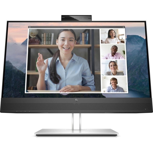 Monitor hp LED 23.8" Wide E24mv 169L0AA IPS 1920x1080 5ms 250cd/m² 1000:1 (10.000.000:1) 2x2W mm Webcam Pivot Reg.h Vga HDMI dp - Immagine 1