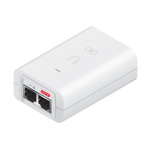 Ubiquiti Networks POE-24-30W-G-WH Adattatore POE e Iniettore Gigabit Ethernet 24 v - Immagine 1