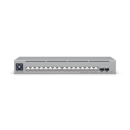 Ubiquiti Switch USW-Pro-Max-16-PoE 24 Porte LAN Poe++ (4P 2.5GbE + 12P 1G) Budget 180W + 2 Porte 10G Sfp+ L3 - Immagine 1