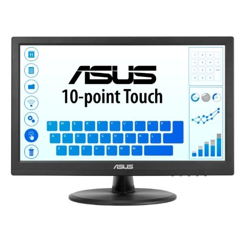 Monitor Asus Touch Screen LED 15.6" Wide VT169HE IPS 1920x1080 5ms 220cd/m² 1.000:1 Vga HDMI 10punti Multitouch - Immagine 1