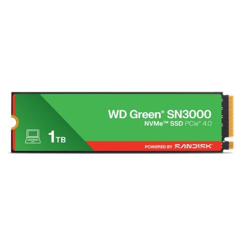 SSD wd 1TB Green SN3000 M.2(2280) PCIE Nvme 4.0 X4 READ:5000MB/S-WRITE:4000MB/S WDS100T4G0E-00CPS0 - Immagine 1
