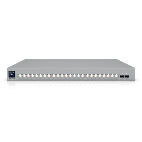 Ubiquiti Switch USW-Pro-XG-24-PoE-EU Unifi 24 Porte Poe+++ Gbe 16 10G 2*SFP28 Budget 720W Layer 3 - Immagine 1
