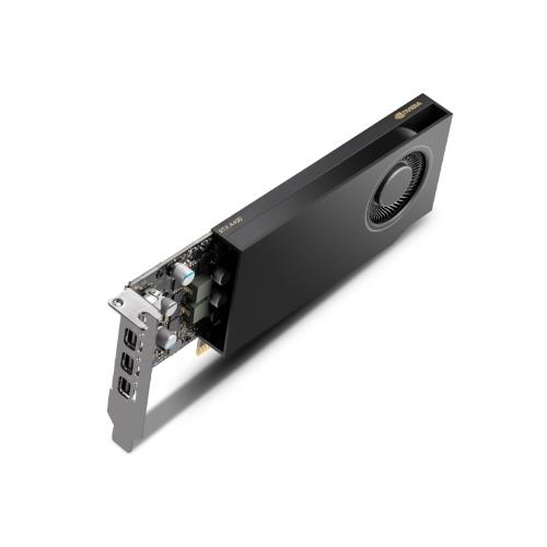 Svga Pny Nvidia Rtx A400 Lowprofile 4GB GDDR6 64bit 4*mDP Pcie 4.0 lp Brk Inc. - VCNRTXA400-SB Oem - Immagine 1