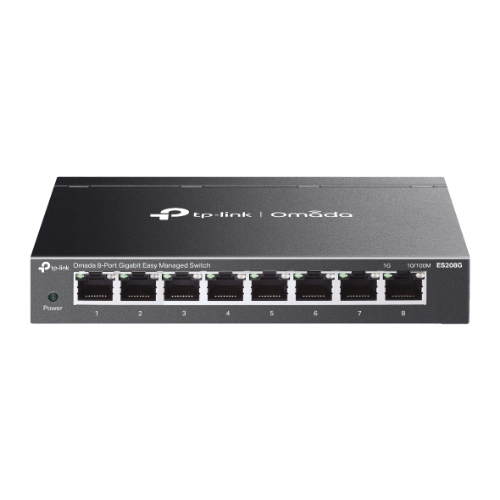 Switch Tp-link Omada ES208G 8P LAN Gigabit Desktop 10/100/1000Mbps RJ45 Desktop Easy Managed Switch
