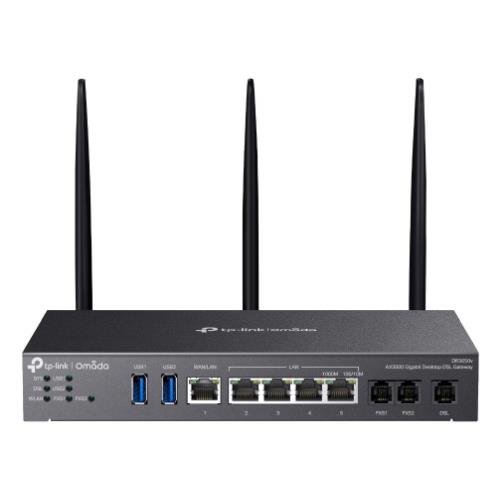 Gateway Tp-link DR3650v Omada AX3000 Gigabit Desktop Dsl 1P Wan/lan Gigabit 4P LAN Gigabit 1P Dsl 2P Fxs 2P USB3.0 - Immagine 1