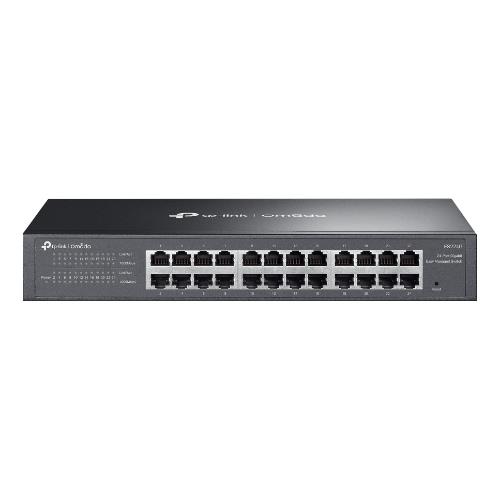 Switch Tp-link Omada ES224G 24P Gigabit 10/100/1000Mbps RJ45,1U 13-inch Rack-mountable Easy Managed Switch - Immagine 1