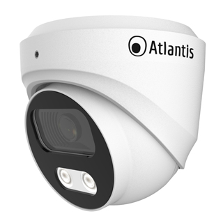 Videocamera Atlantis Ultraplex A11-U810A-DP IP POE Dome 8Mpx 3872x2180 20fps H.264/265 1/2.7" Cmos 2x ir Array LED 10m Outdoor - Immagine 1