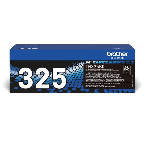 Toner Brother TN325BK Nero 4000 Pag x DCP-9055CDN MFC-9460CDN MFC-9465CDN MFC-9970CDW HL-4140CN HL-4150CDN HL-4570CDW - Immagine 1