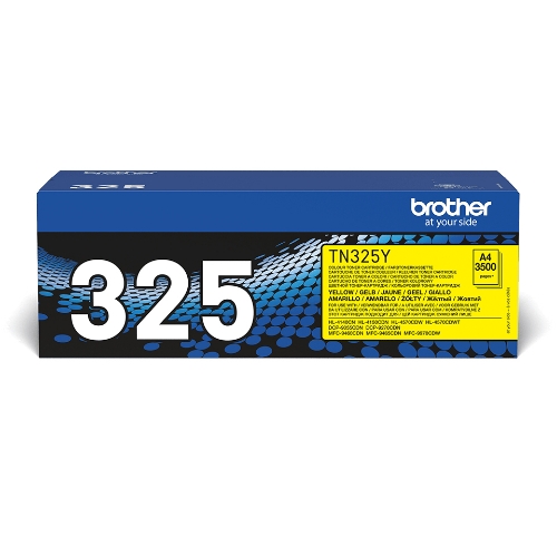 Toner Brother TN325Y Giallo 3500 Pag x MFC-9440CN MFC-9840CDW DCP-9040CN HL-4140CN DCP-9055CDN - Immagine 1
