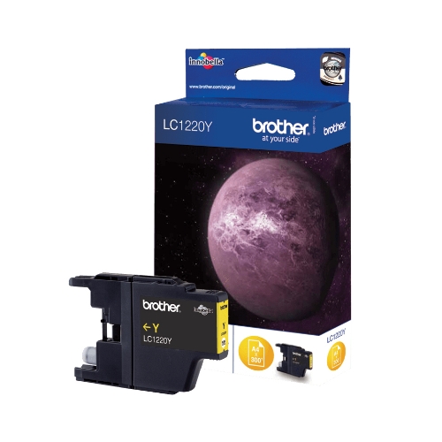 Ink Brother LC-1220Y Giallo 300PP x MFC-J430W MFC-J825DW MFC-J625DW DCP-J525W DCP-J925DW - Immagine 1
