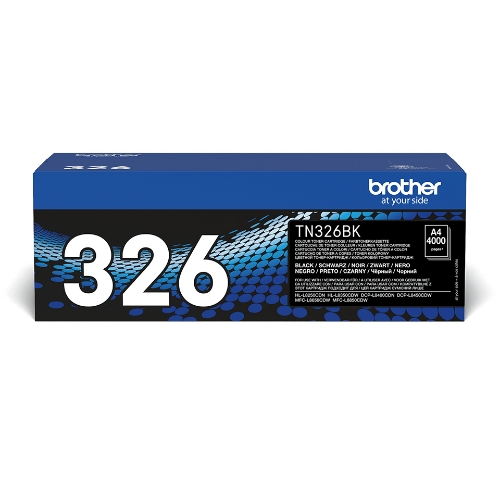 Toner Brother TN326BK Nero 4000PP x HL-L8250CDN DCP-L8400CDN MFC-L8650CDW HL-L8350CDW DCP-L8450CDW MFC-L8850CDW - Immagine 1