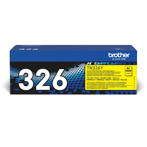 Toner Brother TN326Y Giallo 3500PP x HL-L8250CDN DCP-L8400CDN MFC-L8650CDW HL-L8350CDW DCP-L8450CDW MFC-L8850CDW