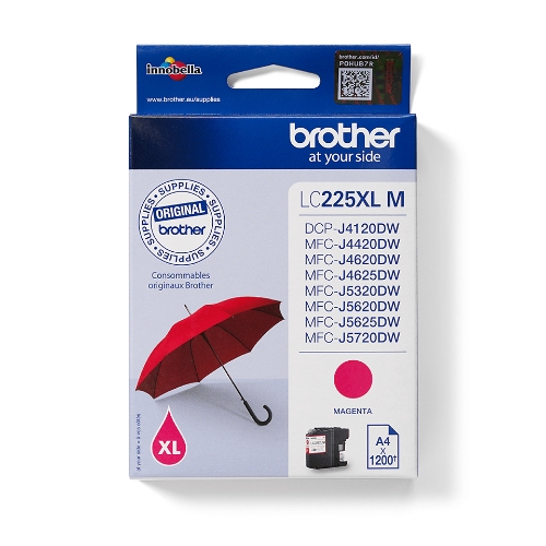 Ink Brother LC-225XLM Magenta 1200PP x MFC-J5320DW MFC-J5620DW MFC-J5720DW MFC-J4620DW - Immagine 1