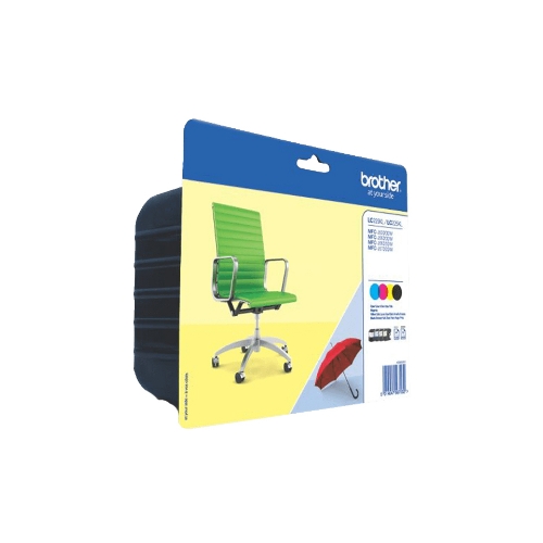 Ink Brother LC-229XLVALBP Kit 4 Cartucce Colore 2400PP x MFC-J5320DW MFC-J5620DW MFC-J5720DW - Immagine 1