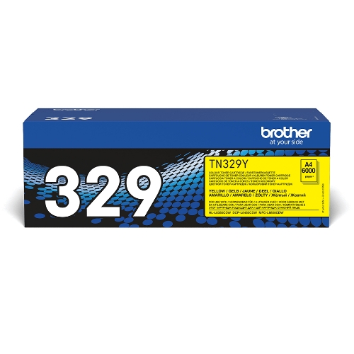 Toner Brother TN329Y Giallo 6000PP x DCP-L8450 HL-L8350 MFC-8850 - Immagine 1