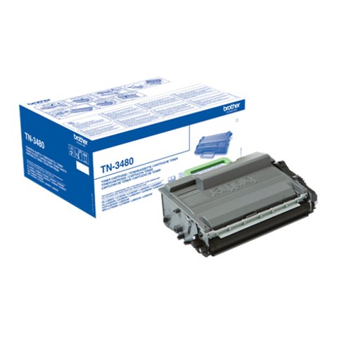 Brother TN-3480 Cartuccia 8000pagine Nero Cartuccia Toner e Laser - Immagine 1