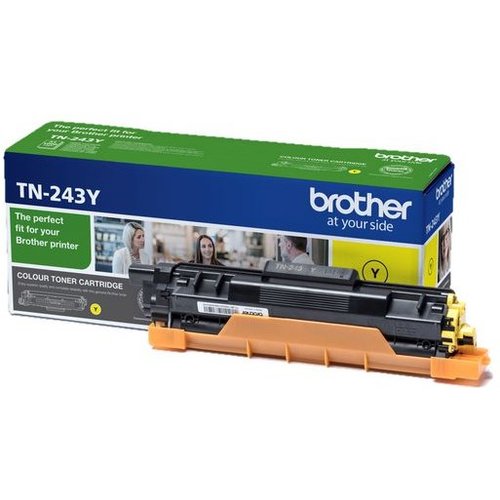 Brother TN-243Y Cartuccia Laser 1000pagine Giallo Cartuccia Toner - Immagine 1