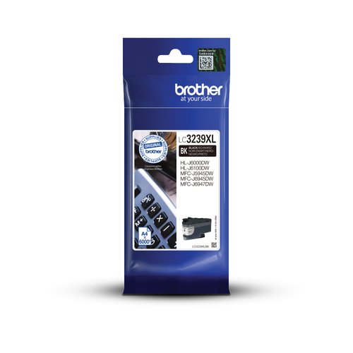 Brother LC-3239XLBK Nero 6000pagine Cartuccia D'inchiostro - Immagine 1