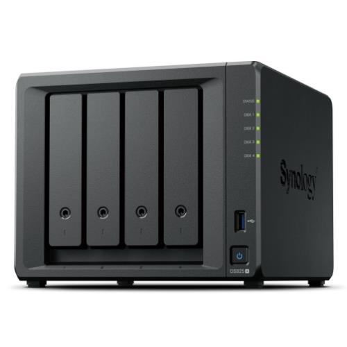 Nas Tower Synology DS925+ 4XHDD Nohdd 3.5"/2.5" Sata + 2x SSD M.2 NVME 2P 2.5GBe 4GB RAM Cpu 4C 2.2 GHZ AMD Ryzen V1500B - Immagine 1
