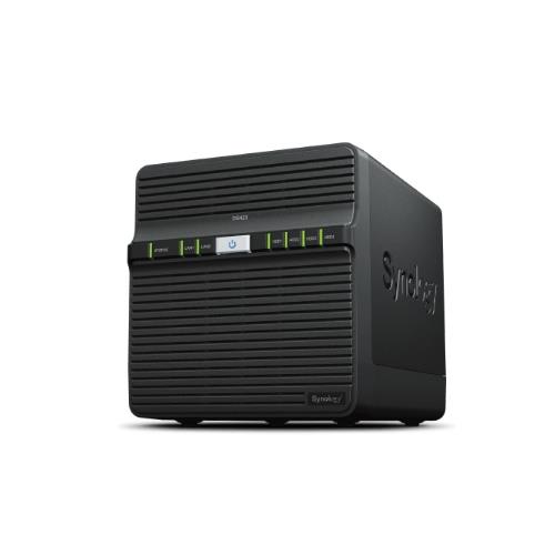 Nas Tower Synology DS423 4XHDD Nohdd 3.5''/2.5'' Sata 1P 1GBe 2GB RAM Cpu 4C 1.7 GHZ Realtek RTD1619B - Immagine 1