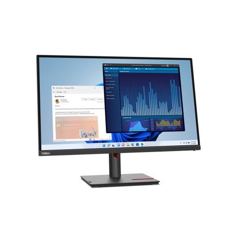Monitor Lenovo T27p-30 63A9GAT1EU 27" Ips/uhd/hdmi,dp,usb-c (90W)/Ethernet - Immagine 1