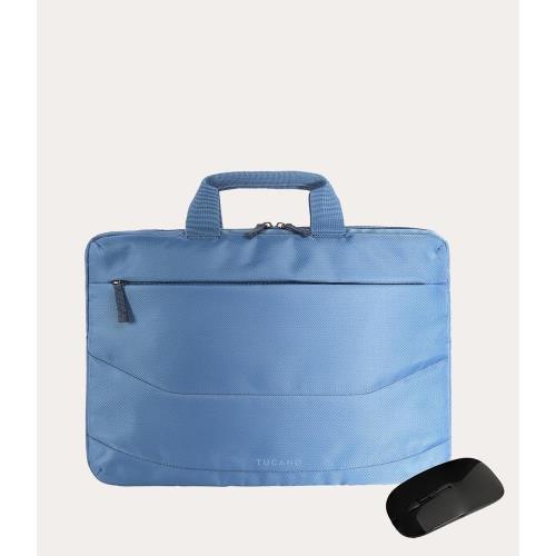Borsa Tucano Idea pc Bundle Bag 15.6" Azzurro + Mouse - Bu-bidea-wm-z - Immagine 1