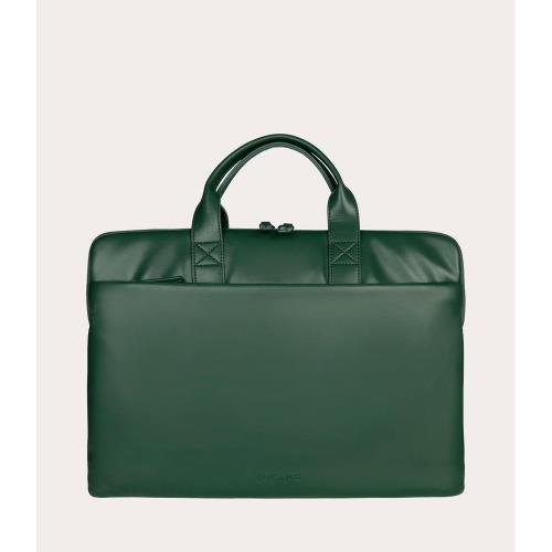 Borsa Tucano Isotta Superslim 15,6", Verde, in Morbido pu Effetto Pelle - BSISO1516-V - Immagine 1