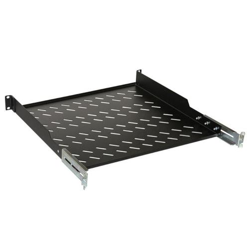 Ripiano Link Universale Per Armadio Rack 19" 1 Unita' Nero 450MM.4 Attacchi (frontale+posteriore) - LKRIP450LN - Immagine 1