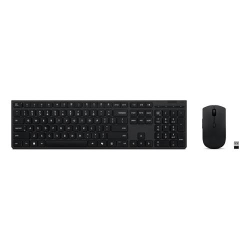 Lenovo Professional Wireless Rechargeable Keyboard And Mouse Combo AI - Italy - 4X31R64334 - Immagine 1