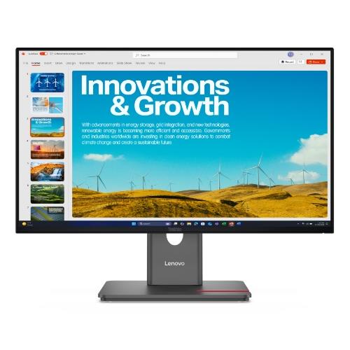 Monitor Lenovo P24QD-40 64B1GAT1EU 23,8" Ips/qhd/hdmi,dp,usb-c (140W) + Usb-c (15W)/Ethernet/Daisy Chain/pivot - Immagine 1