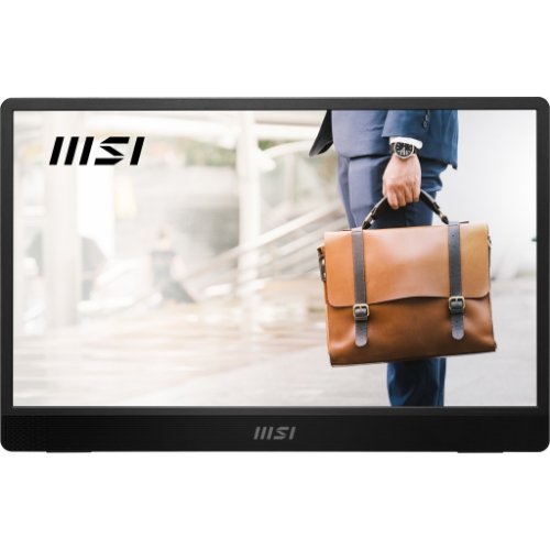 Monitor Portatile Msi LED 15.6" Wide Pro MP161 E2 IPS 1920X1080 4ms 250cd/mq 800:1 2x1.5W mm Mini HDMI 2USB-C - Immagine 1